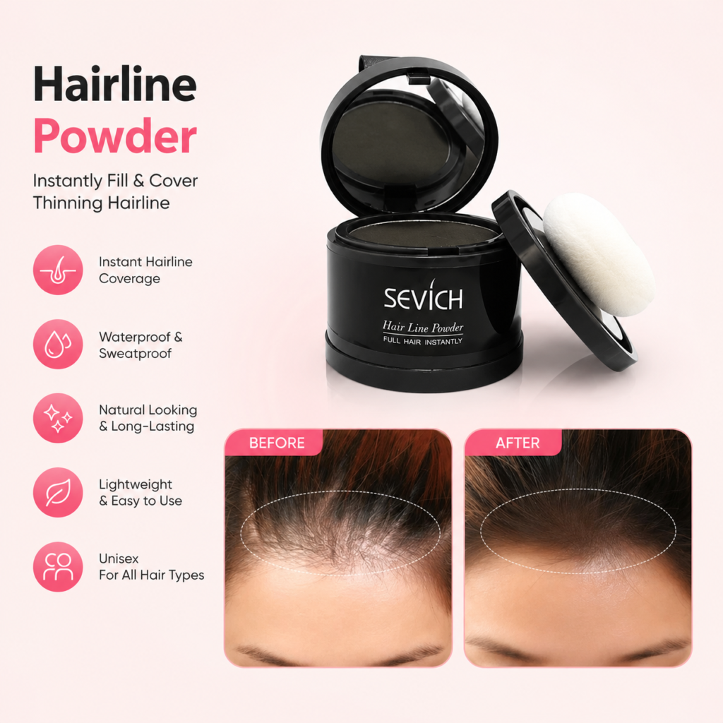 Waterproof Hairline Powder – Root Touch-Up Concealer